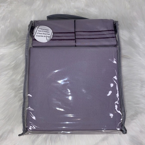 ⭐️SEE NEW LISTING⭐️Full 6pc Lavender Bedsheets - Picture 2 of 5